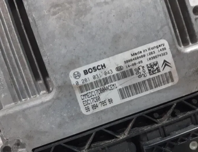 CITROËN C4 Cactus 1 generation (2014-2024) Блок управления двигателем 9809478580,9806460480,1612243680,1613026580,9807531680,9663123380,1612139080,BSIN02,E1095293,1677635980,1677650580,1669607580,0281031043 27656268