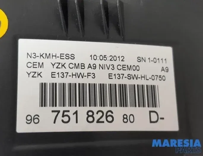 PEUGEOT 208 Peugeot 208 (2012-2015) Iné riadiace jednotky 9822633180,1610454880,9805976080,1608379080,9875182680,9666762580 27763127
