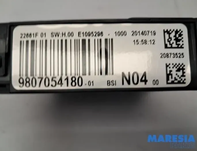 PEUGEOT 308 T9 (2013-2021) Riadiaca jednotka motora 0281030544,9808535880,1611717580,9807054180,1610807880,9806460480 30400217