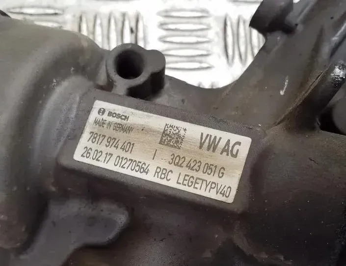 SKODA Superb 3 generation (2015-2023) Steering Rack 5Q0909144T,3Q2423051G 26226941