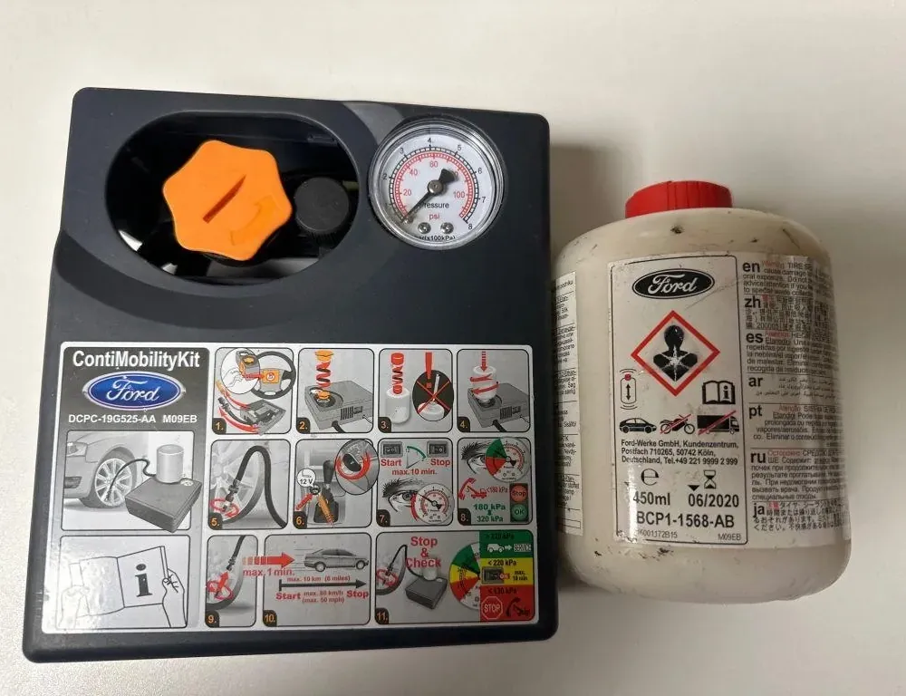 FORD Focus 2 generation (2004-2011) Kompresor na pneumatiky DCPC19G525AA 34193038