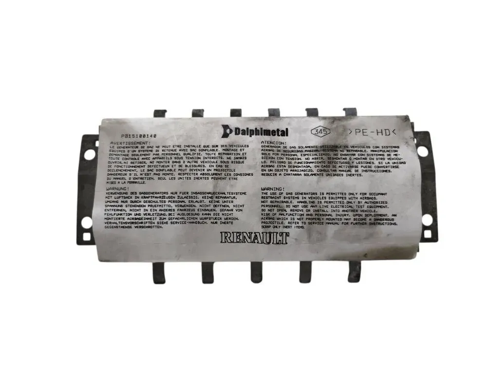 RENAULT Clio 3 generation (2005-2012) Airbag SRS na prístrojovej doske PB15100140 34267621