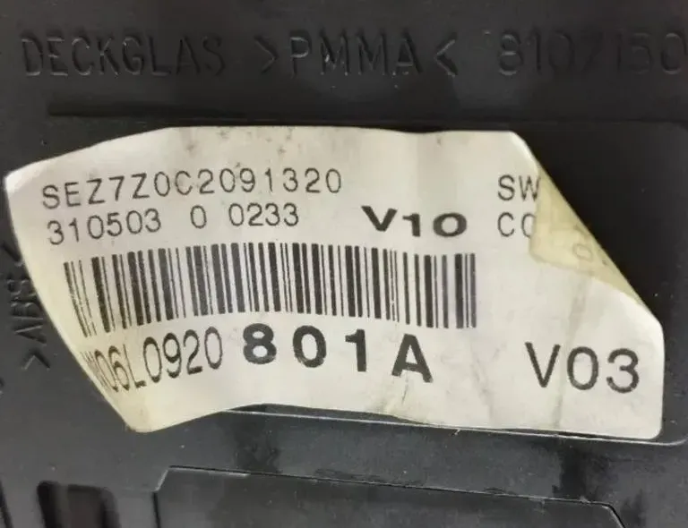 SEAT Cordoba 2 generation (1999-2009) Rýchlosťomer 6L0920801A 26684528