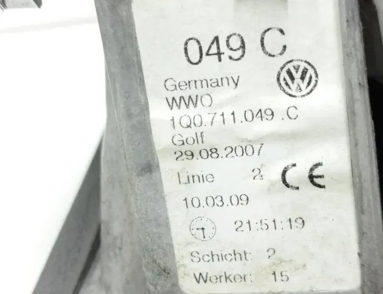 VOLKSWAGEN Golf Plus 2 generation (2009-2014) Gear Shifting Mechanism 1Q0711049C 33517633