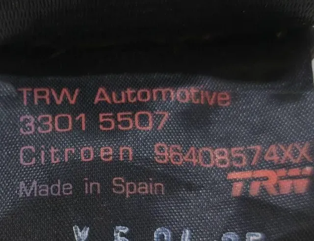 CITROËN C3 1 generation (2002-2010) Rear Left Seatbelt 96408574XX 33958647
