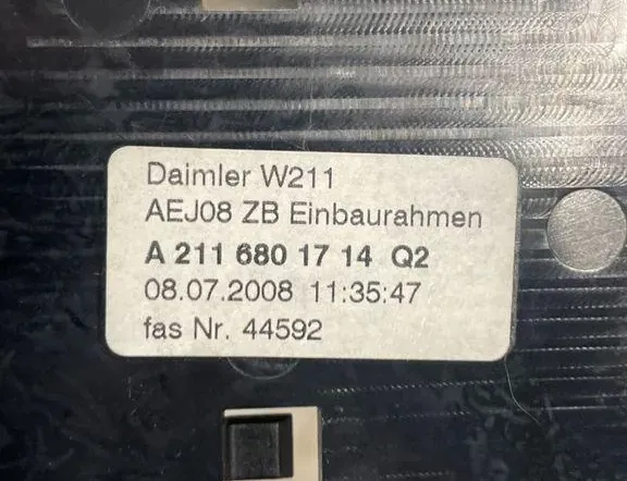 MERCEDES-BENZ E-Class W211/S211 (2002-2009) Switches 33227871