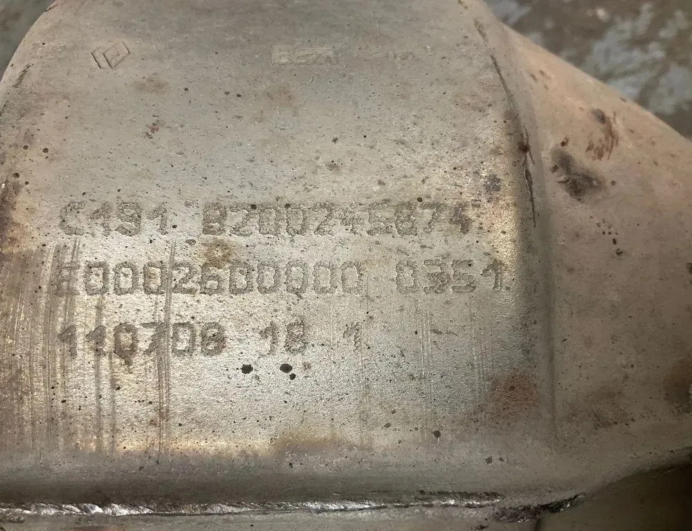 RENAULT Master 3 generation (2010-2023) Katalyzátor 8200245874,002600000 33800956