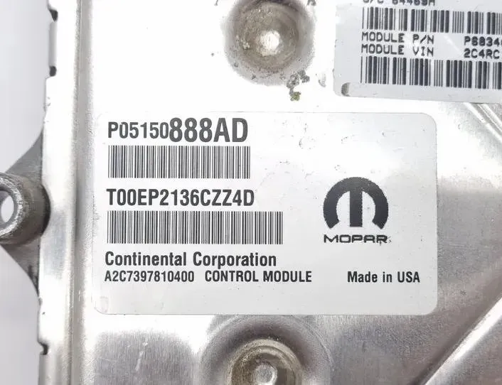 CHRYSLER Pacifica 2 generation (RU) (2016-2023) Riadiaca jednotka motora 05150888AD,A2C7397810400,P05150888AD 24782917