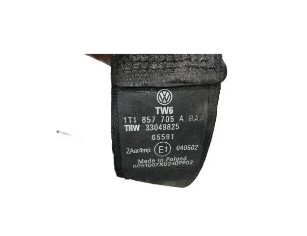 VOLKSWAGEN Touran 1 generation (2003-2015) Ремень безопасности передний левый 65591,33049825,1T1857705A 26560457