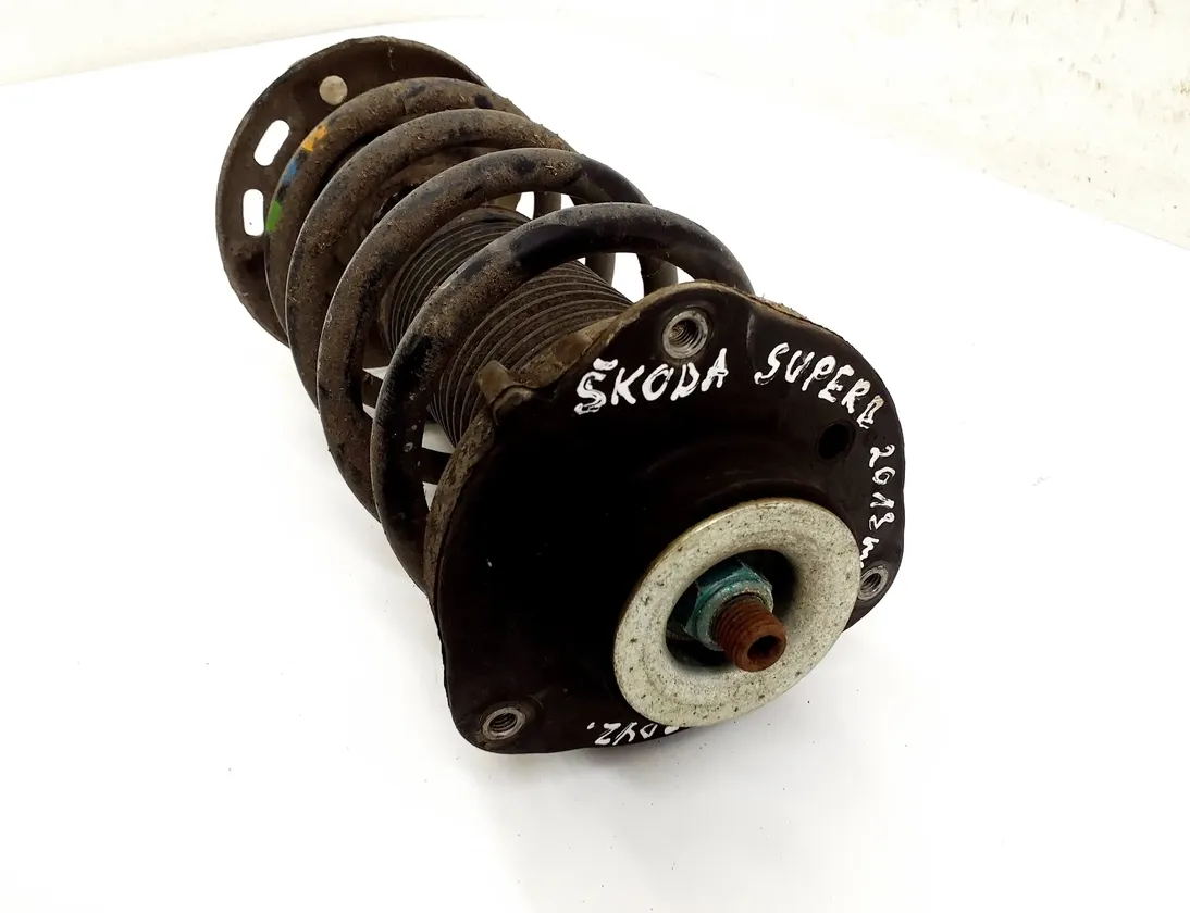 SKODA Superb 2 generation (2008-2015) Ľavý predný tlmič nárazov 3C0413031N,1T0412103A 26607542