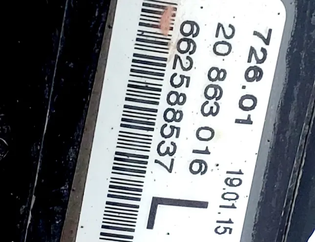 OPEL Zafira C (2012-2016) Ľavé predné hmlisté svetlo 20863016,662588537 33601553