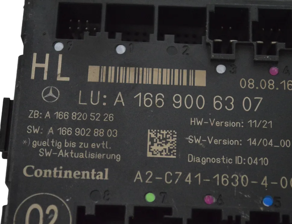 MERCEDES-BENZ GLE Coupe C292 (2015-2019) Блок управления дверей левый задний A1668205226,A1669028803,A1669006307 23058361