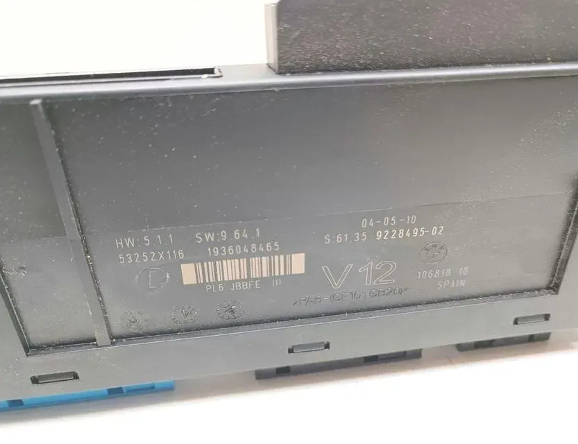 BMW 5 Series Gran Turismo F07 (2010-2017) Komfortná ovládacia jednotka 9228495 33669761