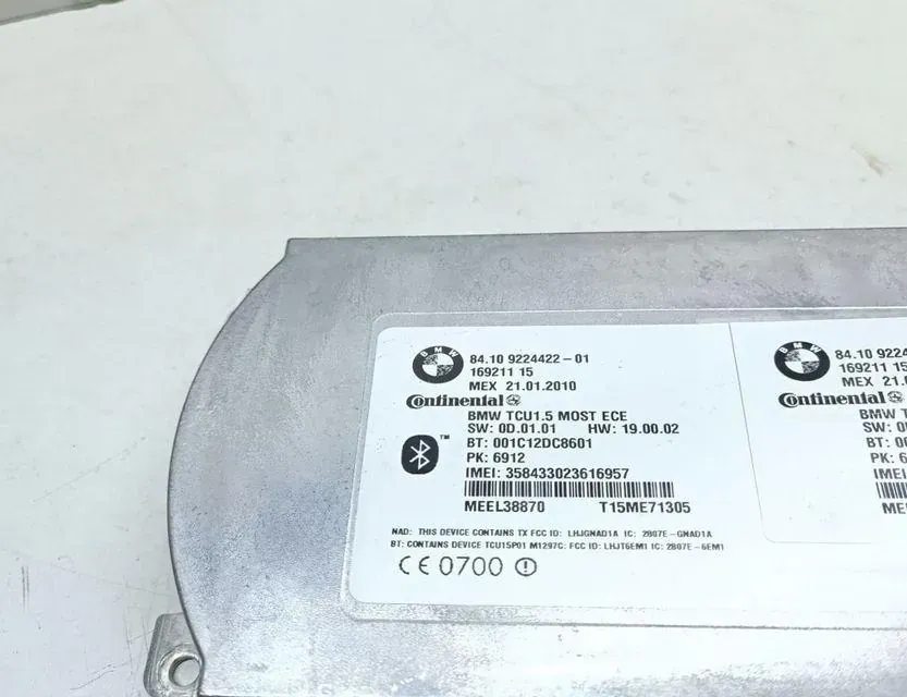 BMW X5 E70 (2006-2013) Bluetooth ovládacia jednotka 9224422 33671049