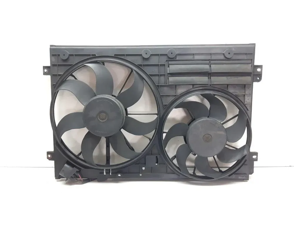 VOLKSWAGEN Passat B7 (2010-2015) Motorový chladiaci ventilátor Radiátor 1K0121207BC 33679399