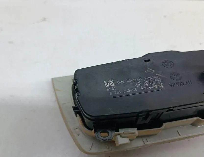 BMW 3 Series Gran Turismo F34 (2013-2017) Ovládacia jednotka vypínača svetlometu 9265305 33686012