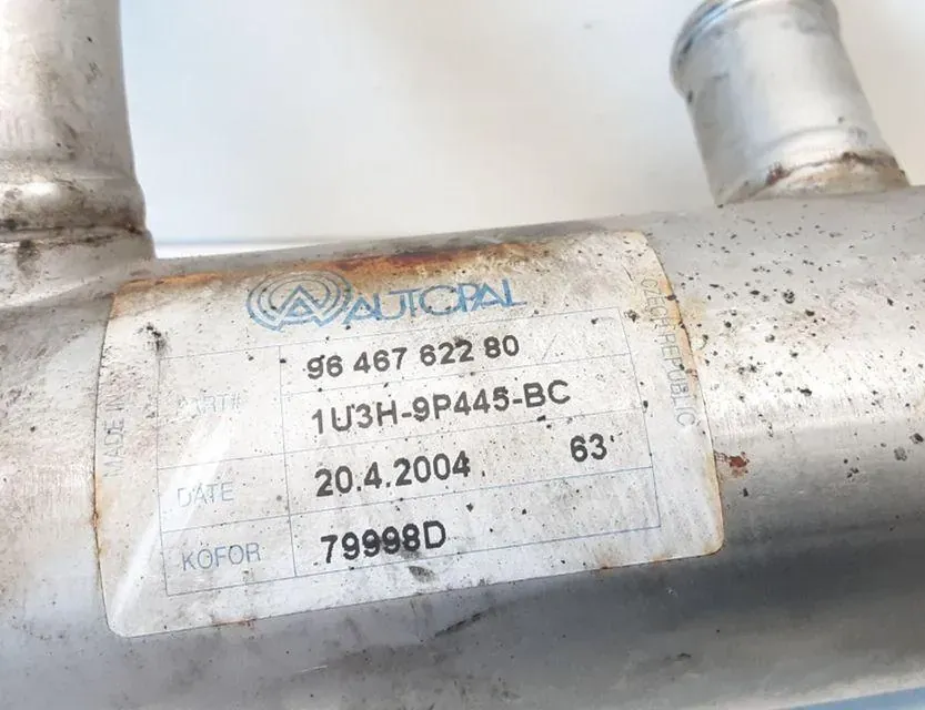 PEUGEOT 307 1 generation (2001-2008) EGR Cooler 79998D,9646762280 33697418
