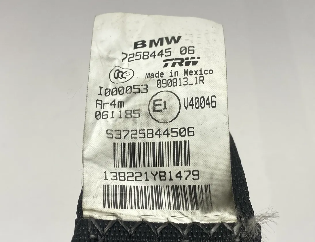 BMW X3 F25 (2010-2017) Ремень безопасности задний левый 33005876D,33035173B,P34086421B,72117258445,33031530C,7258445 22419604