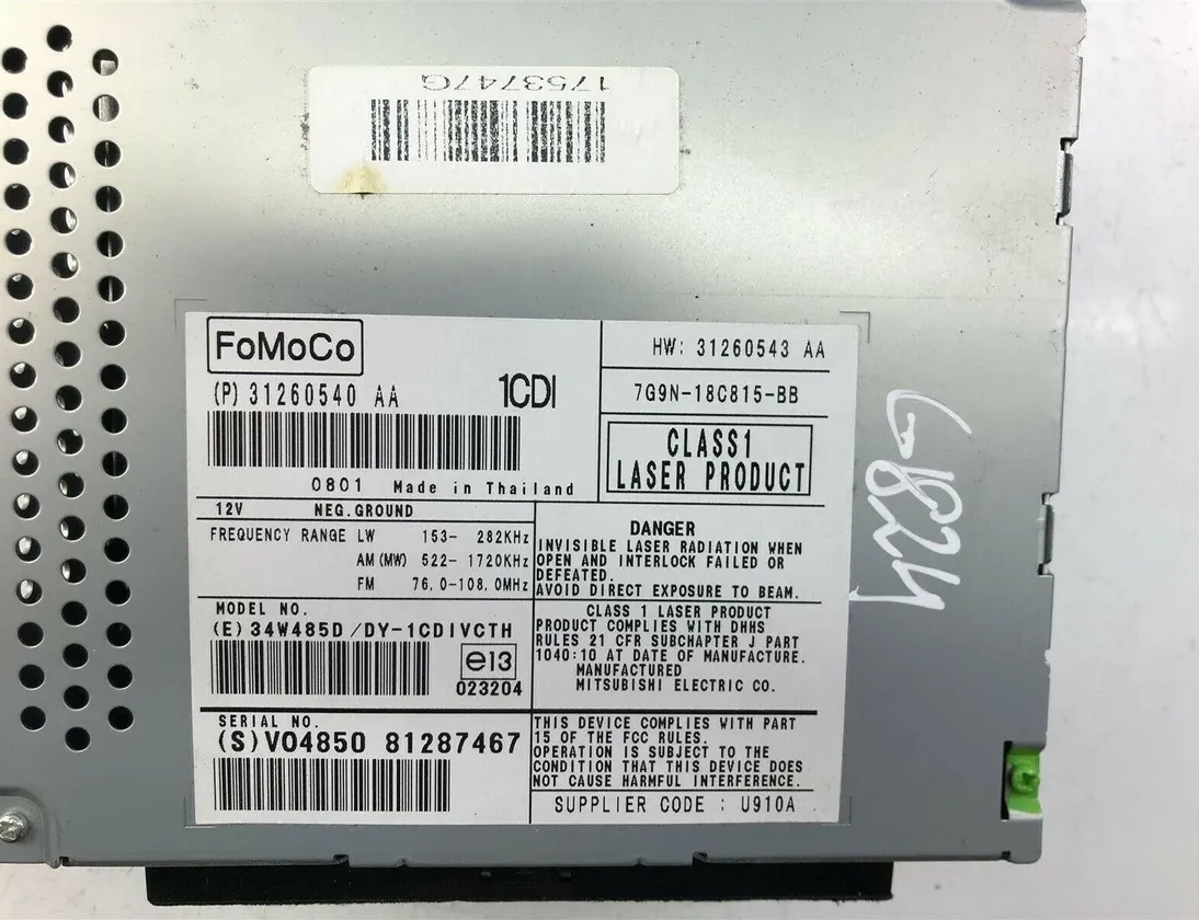 VOLVO V70 3 generation (2007-2020) Sound Control Unit 31260540AA 23434153