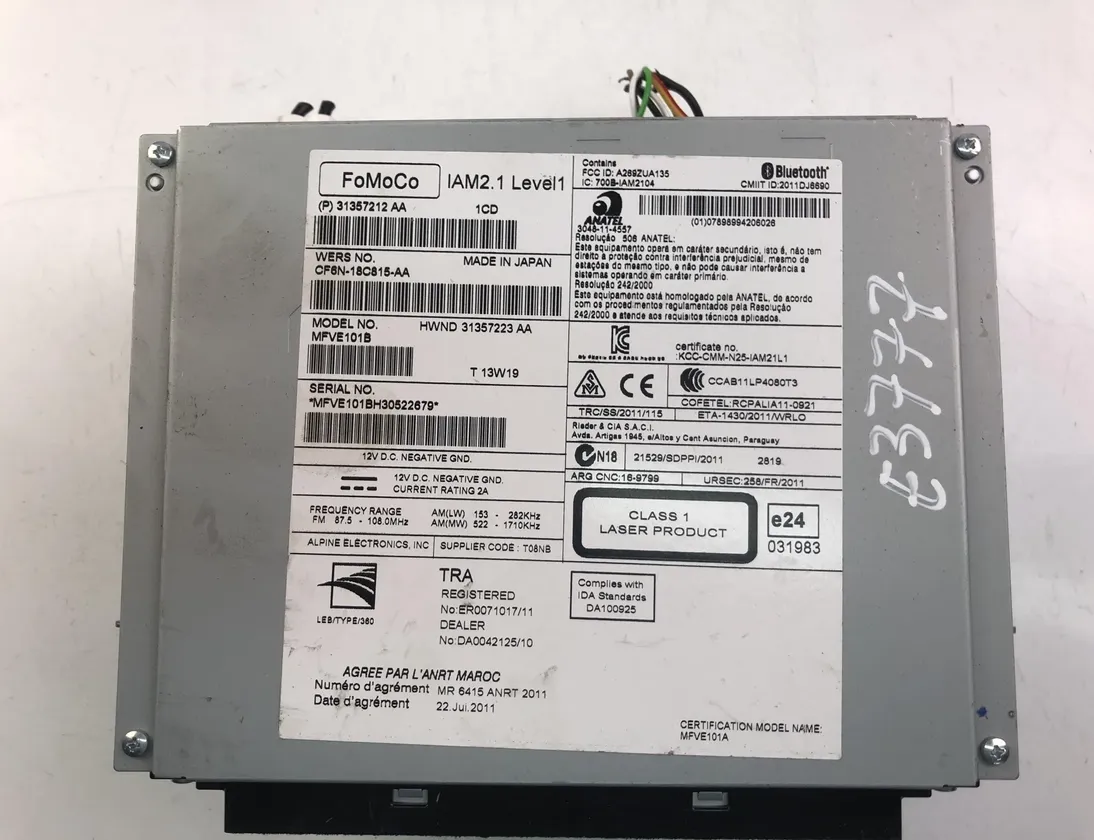 VOLVO V40 2 generation (2012-2020) Music Player Without GPS 31357212AA 23451460