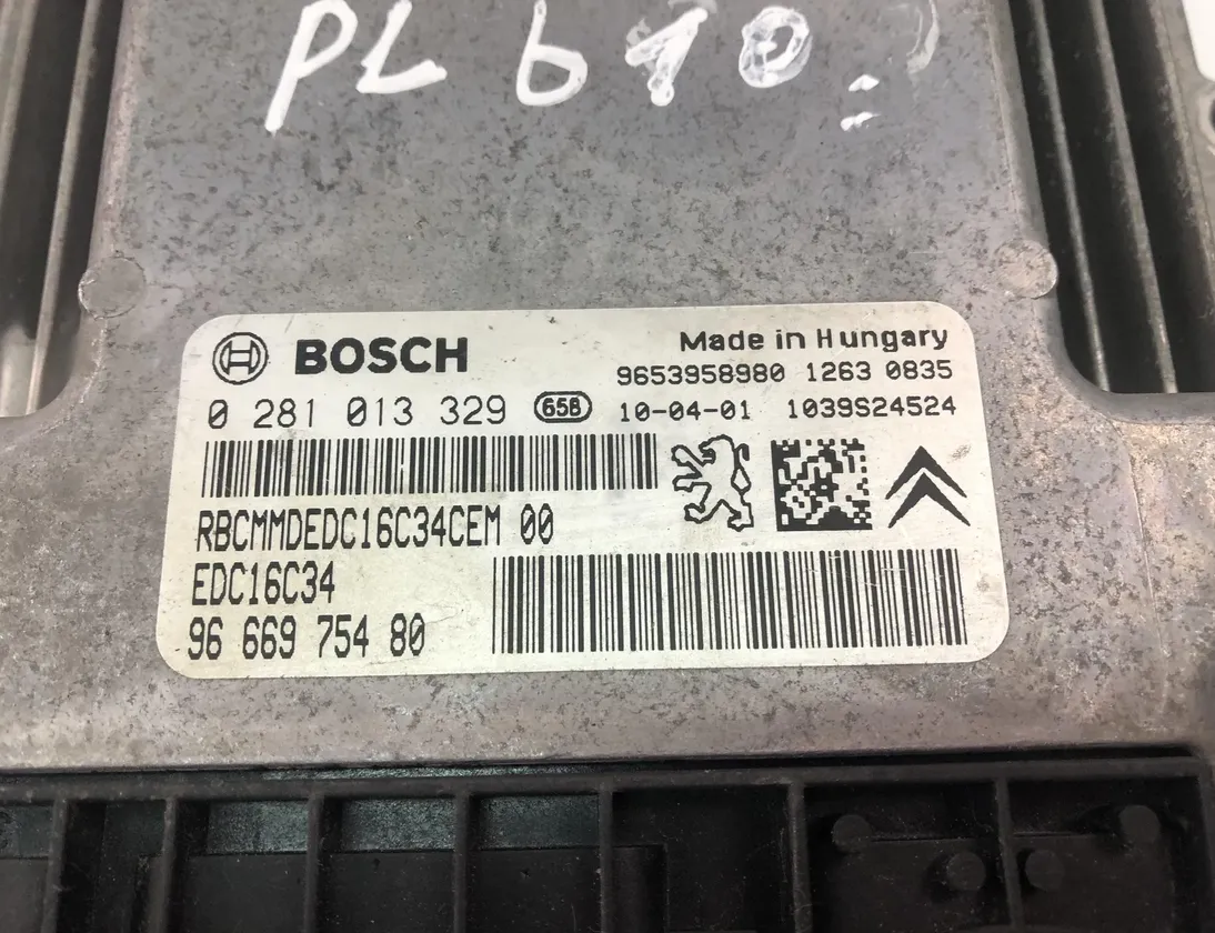 CITROËN Berlingo 2 generation (2008-2023) Блок управления двигателем 0281013329,9666975480 23496294