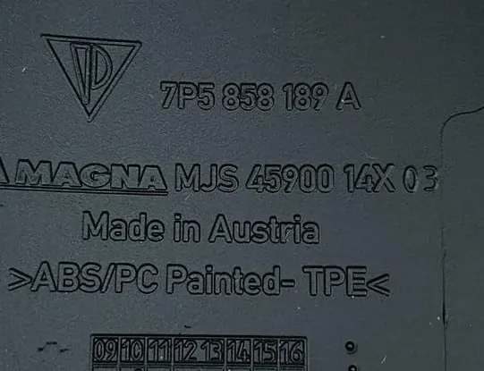 PORSCHE Cayenne 958 (2010-2018) Отделочный щит панели  MJS45900,7P5858189A 33546749