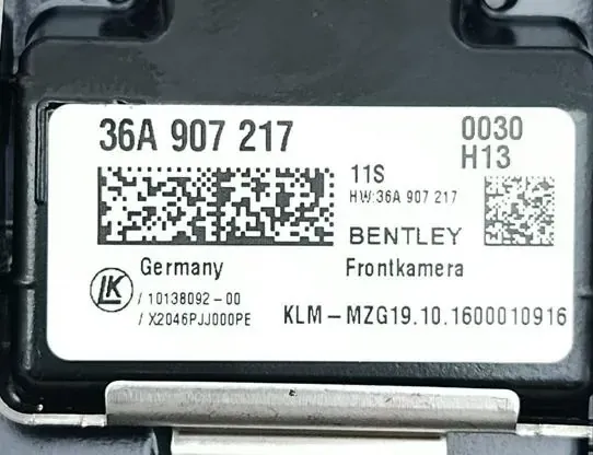 BENTLEY Bentayga 1 generation (2015-2024) Камера передняя 36A907217 33597332