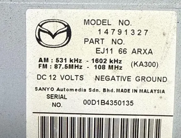 MAZDA CX-5 1 generation (2011-2020) Music Player With GPS EH44664H0,EJ1166ARXA 33817923