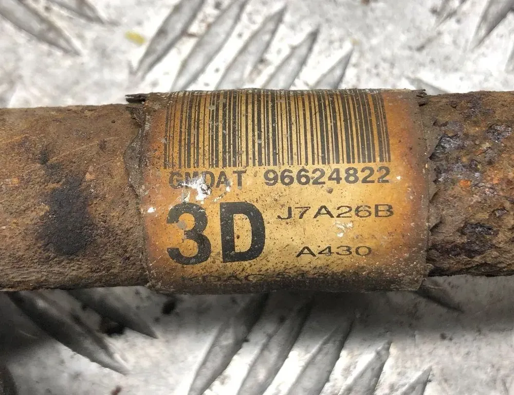 CHEVROLET Captiva 1 generation (2006-2018) Ľavý zadný hnací hriadeľ 96624822 33818578