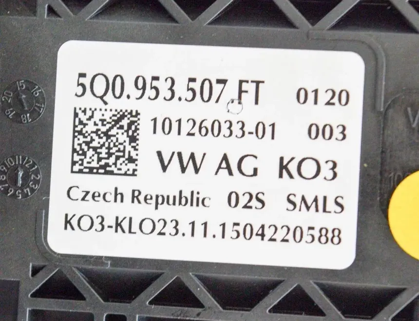 VOLKSWAGEN Golf 7 generation (2012-2024) Indicator Wiper Stalk Switch 10026467,5Q0953513P,10117195,5Q0953507FT,5Q0953549F 10878461