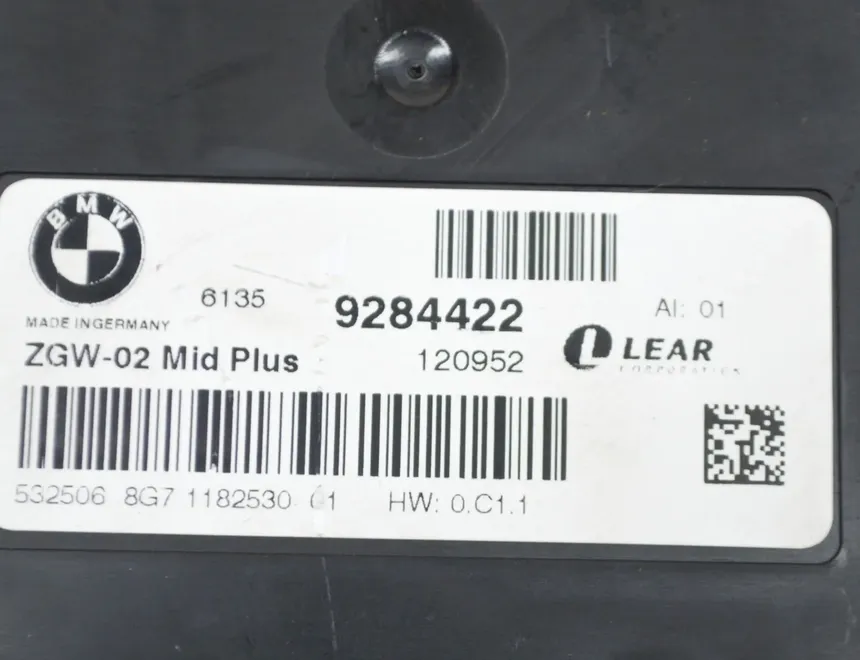 BMW 5 Series F10/F11 (2009-2017) Gateway блок 9284422 12179372