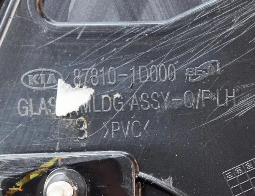 KIA Carens 3 generation (RP) (2013-2019) Rear Left Door Window 43R-000083,87810-1D000 13806480