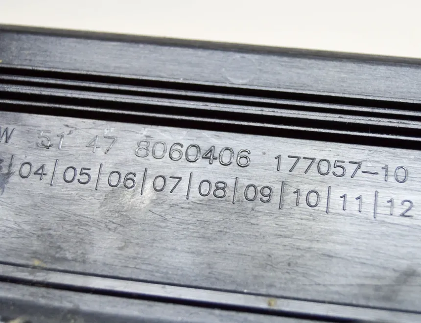 BMW X3 F25 (2010-2017) Отделка переднего правого порога 8060406,7354251,7354253 17179209