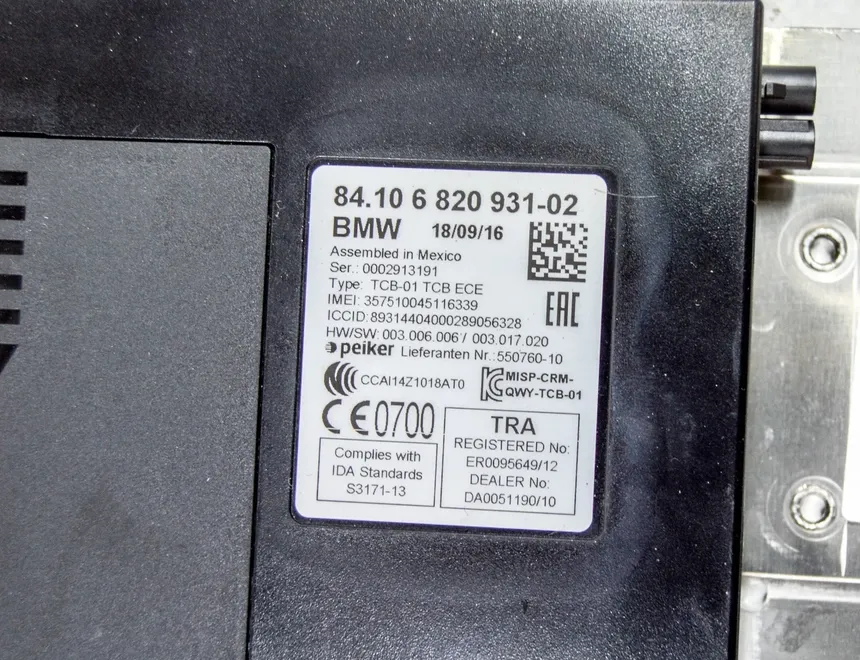 BMW 2 Series F22/F23 (2013-2020) Bluetooth Control Unit 9297787,6820931 18134828