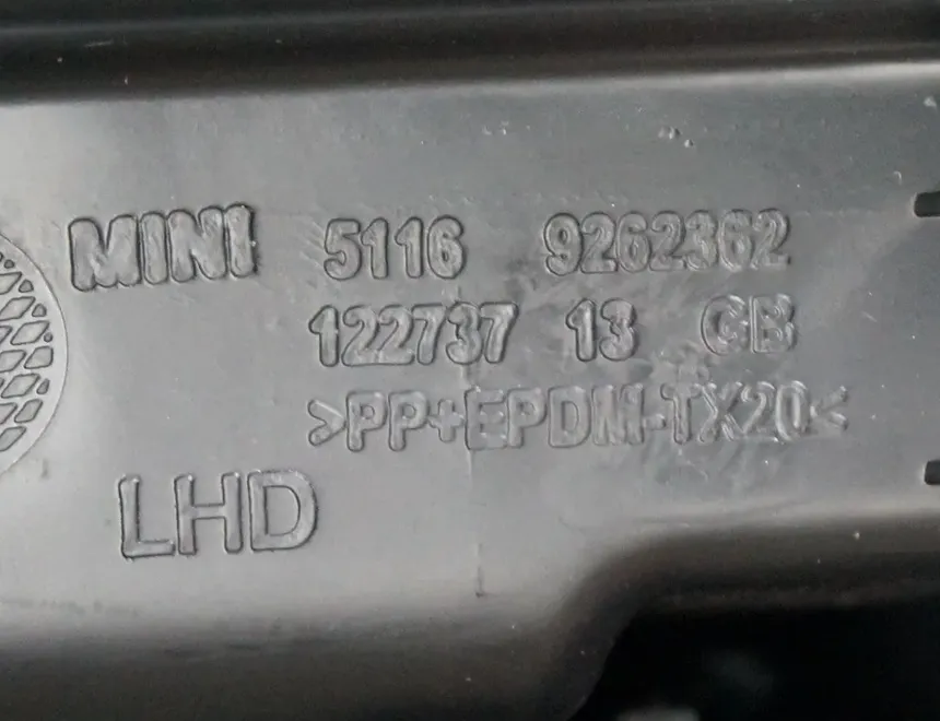 MINI Cooper F56 (2013-2020) Rukavice Box 9262362 1994841