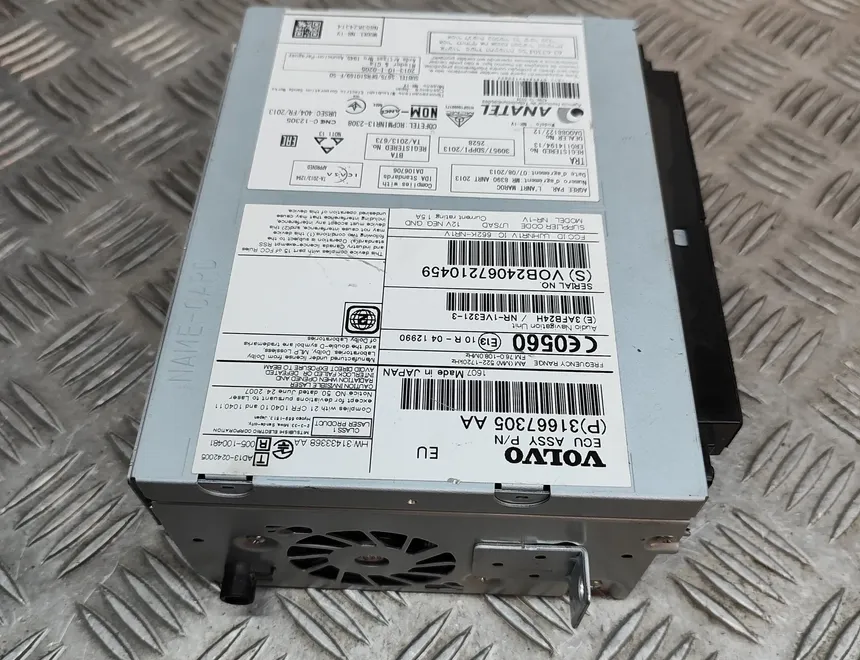 VOLVO V60 1 generation (2010-2020) Prehrávač hudby s GPS 31667305AA 21708040