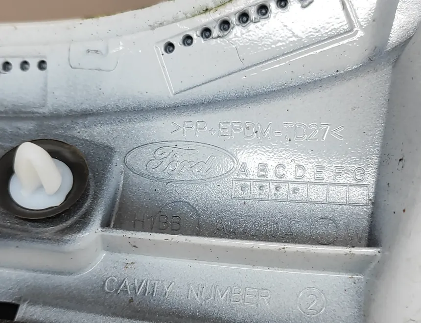 FORD Fiesta 6 generation (2008-2020) Bootlid Spoiler H1BB-A44210-A 22799497