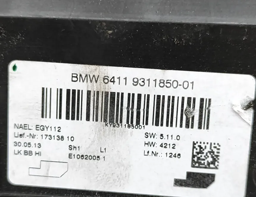 BMW 4 Series F32/F33/F36 (2013-2020) Climate control unit 9311850 23536554
