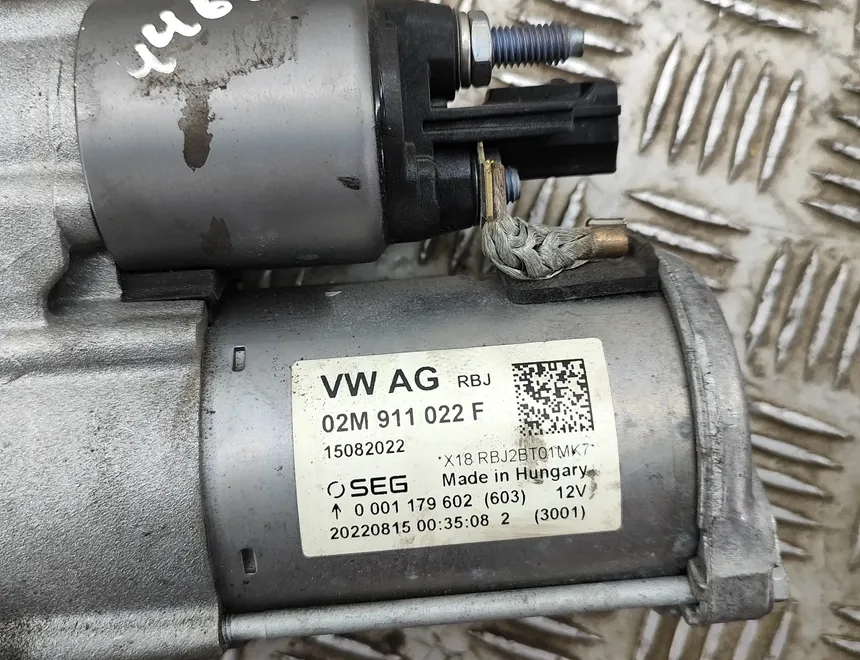 VOLKSWAGEN T-Roc 1 generation (2017-2024) Starter Motor 02M911022F 25866490