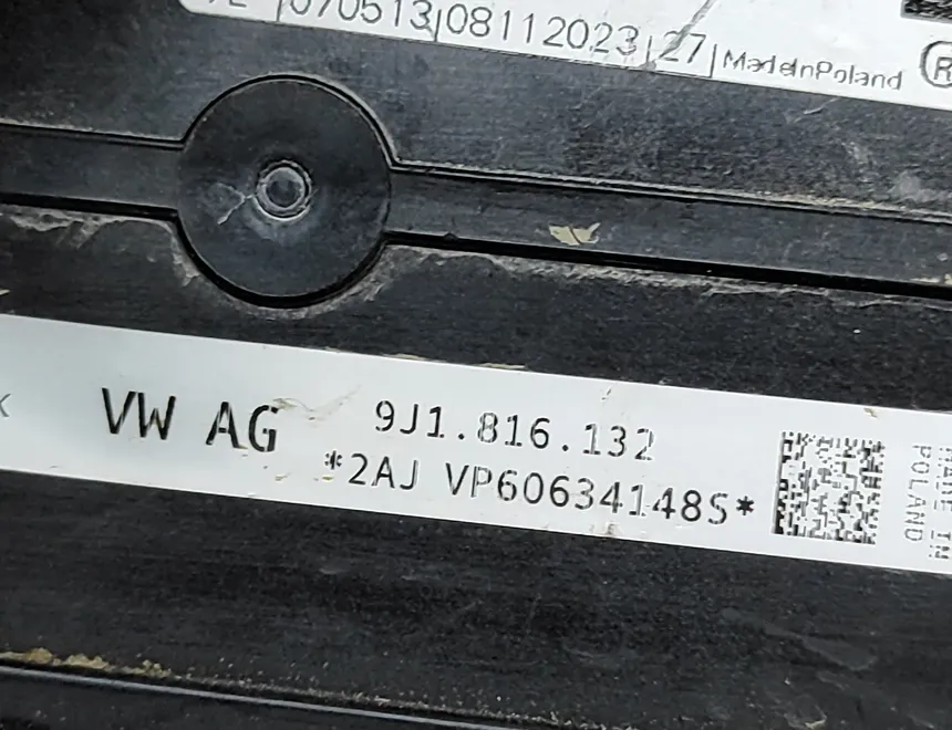 SKODA Enyaq 1 generation (2020-2023) Battery cooling radiator (cooler) 9J1816132 28881453