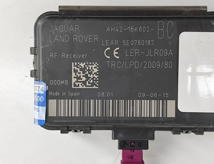 JAGUAR XE 1 generation (2014-2024) Iné riadiace jednotky AH42-15K602-BC 29438454