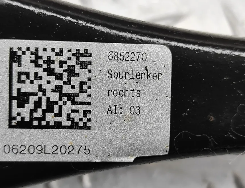 BMW i3 I01 (2013-2024) Rear Right Arm 6852269,6852270 29929106