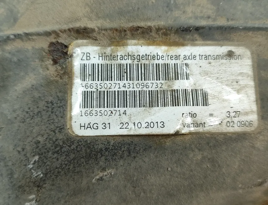 MERCEDES-BENZ GL-Class X166 (2012-2015) Rear Differential A1663502714 33719452