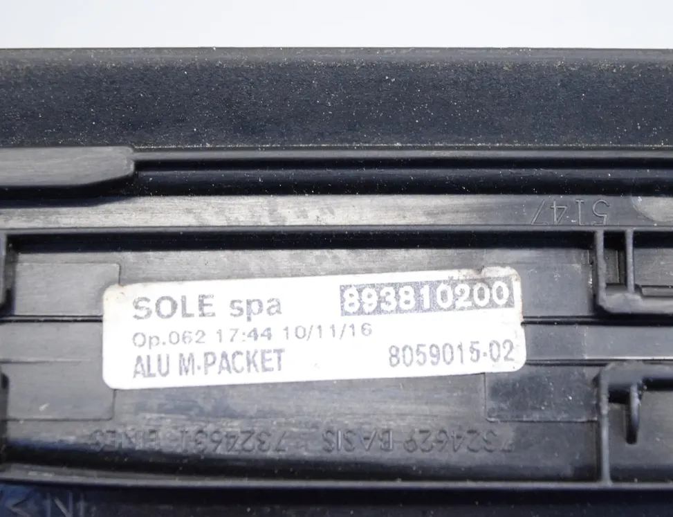 BMW 3 Series Gran Turismo F34 (2013-2017) Отделка заднего левого порога 7324629,7324631,8059015 33012835