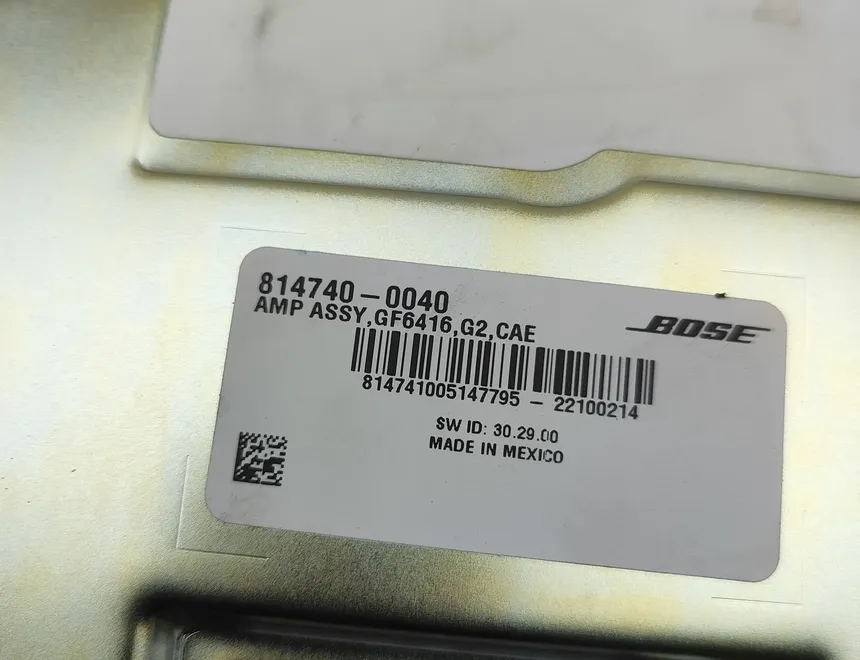 PORSCHE Taycan 1 generation (2019-2023) Sound Amplifier 9J1035223,9J1035223F 33593052