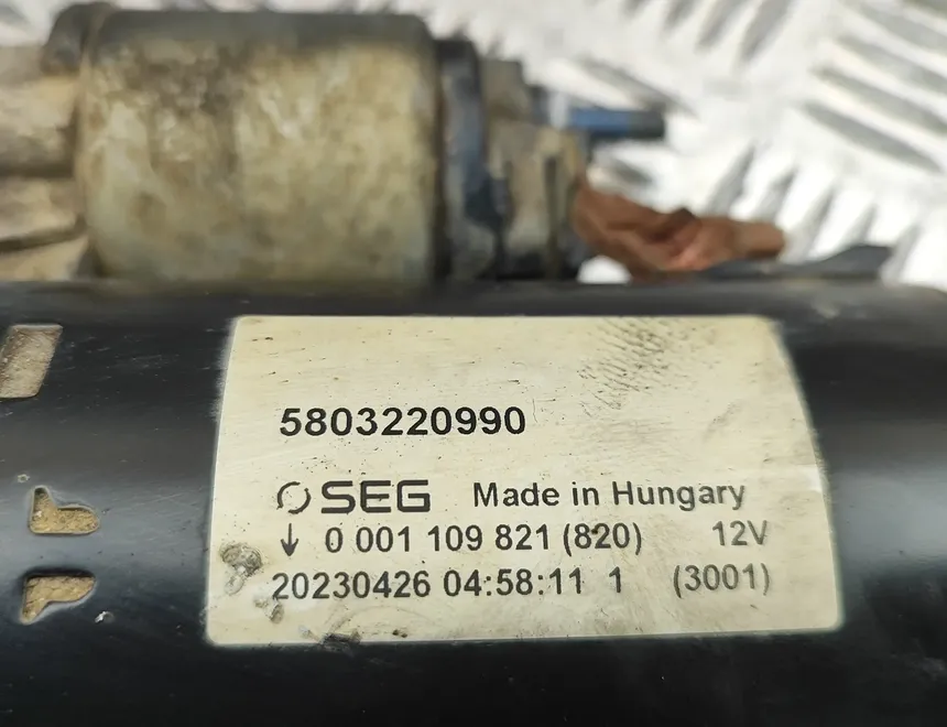 IVECO Daily 6 generation (2014-2019) Стартер 5803220990,0001109821 33598188