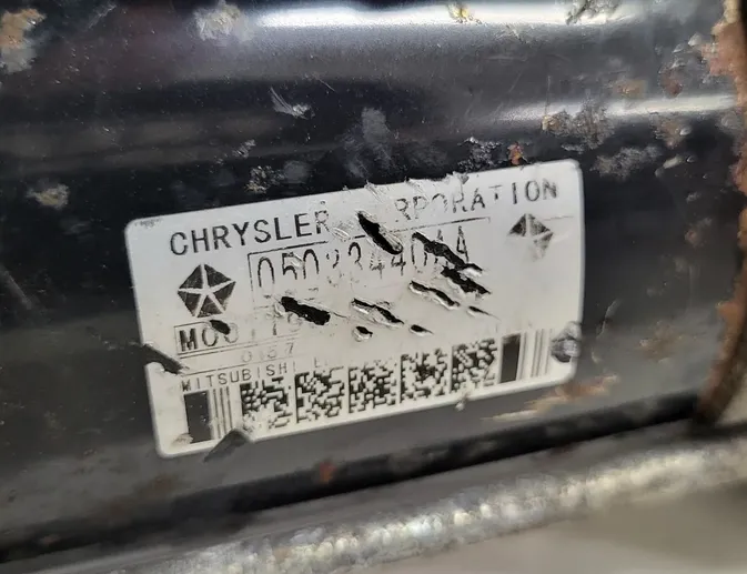 CHRYSLER Sebring 3 generation (2007-2010) Стартер 33452873