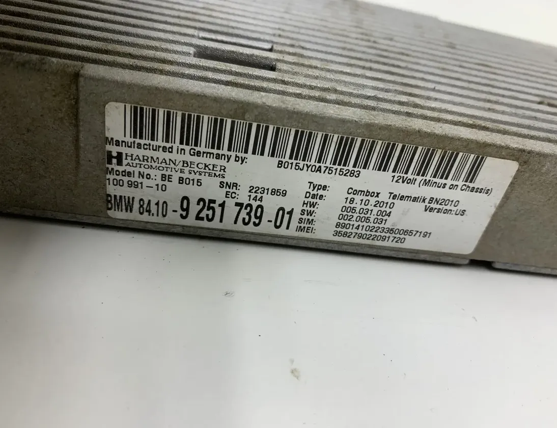 BMW X3 F25 (2010-2017) Bluetooth Control Unit 9251739-01,9251739 25833252