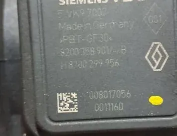 NISSAN Note 1 generation (2005-2014) Senzor hmotnostného prietoku vzduchu MAF 5WK97007 33841085