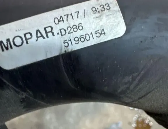 FIAT 500X 1 generation (2014-2024) шланг радиатора интеркулера D286,51960154 33234190